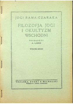 Filozofja Jogi i okultyzm wschodni