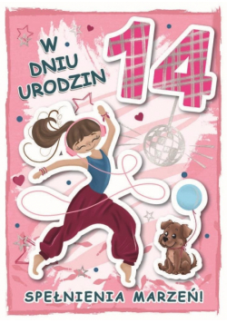 Karnet urodziny 14