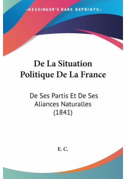 De La Situation Politique De La France