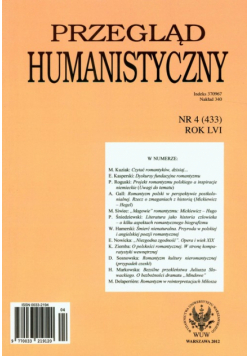 Przegląd humanistyczny 4/2012