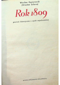 Rok 1809
