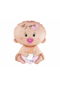 Balon foliowy bobas Dziewczynka 67cm