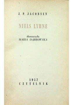 Niels Lyhne