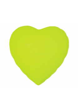 Balon foliowy Serce fluor żółty 46cm