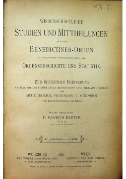 Wissenschaftliche Studien und Mittheilungen 3 Tomy 1881 r.