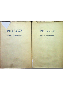 Pisma wybrane 2 Tomy