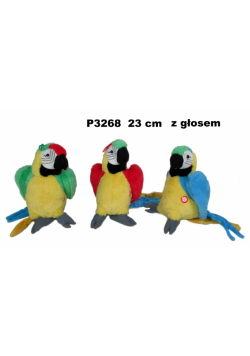 Papuga 25cm MIX