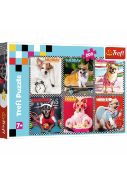 Puzzle 200 Wesołe psy