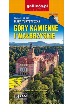 Mapa tur. - Góry Kamienne i Wałbrzyskie