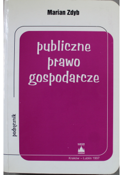 Publiczne prawo gospodarcze