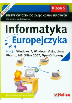 Informatyka Europejczyka 5 Zeszyt ćwiczeń do zajęć komputerowych