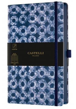 Notatnik 13x21cm linia Castelli Shibori Rings