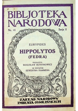 Hippolytos Fedra 1928 r.