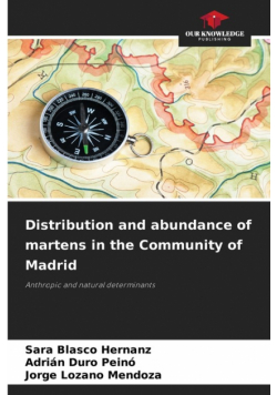 Distribution and abundance of martens in the Community of Madrid