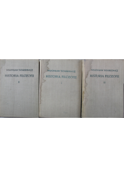 Historia Filozofii III Tomy