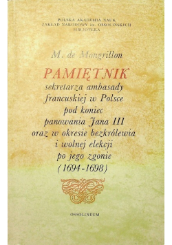 Pamiętnik sekretarza ambasady francuskiej w Polsce