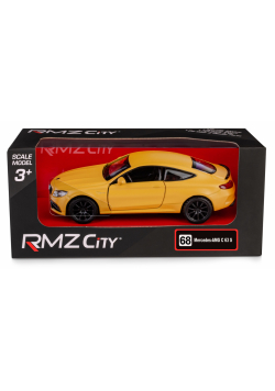 RMZ City Mercedes-Benz C63 S AMG Coupe 2019 Matte żółty w skali 1:35