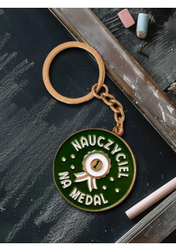 Brelok/ NAUCZYCIEL NA MEDAL