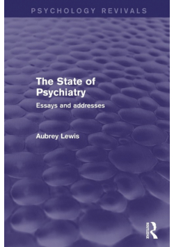 The State of Psychiatry