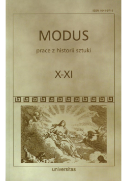 Modus Prace z historii sztuki tom X-XI