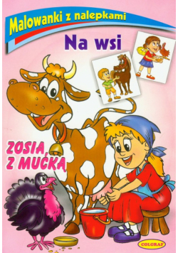 Zosia z Mućką naklejki