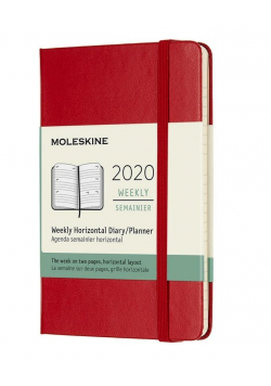 Kalendarz 2020 tygodniowy 12MP tw. Scarlet red