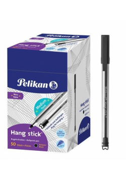 Długopis Hang Stick czarny (50szt) PELIKAN