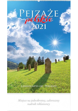 Kalendarz 2021 Reklamowy Pejzaże polskie RW1