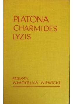 Platona Charmides Lyzis