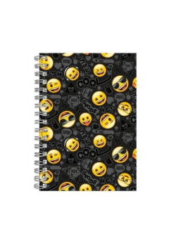 Notes spiralny A6 Emoji 1szt DERFORM