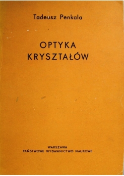 Optyka kryształów