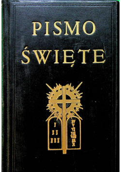 Pismo Święte Stary Testament Tom II 1927 r.