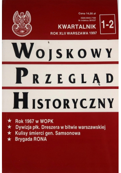 Wojskowy przegląd historyczny 1 - 2