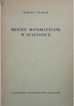 Metody matematyczne w statystyce