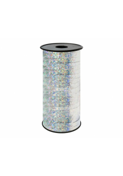 Tasiemka holograficzna srebrna 92m