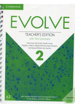 Evolve Level 2 Teacher's Edition with Test Generator