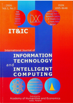 International Journal of Information technology and intelligent computing vol 1 no 2