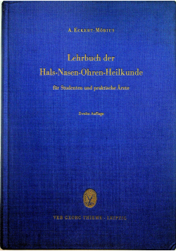 Lehrbuch der Hals Nasen Ohren Heilkunde