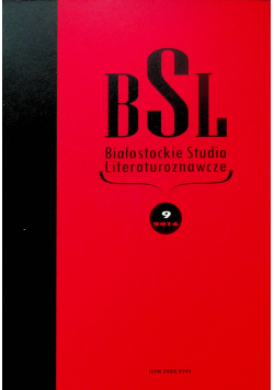 BSL Białostockie studia literaturoznawcze 8/206