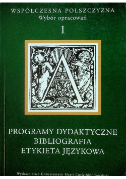 Programy dydaktyczne bibliografia etykieta językowa