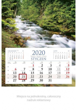 Kalendarz 2020 Jednodzielny Strumień KM02