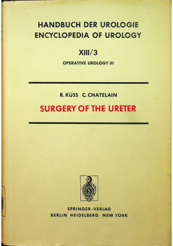 Surgery of the Ureter XIII / 3
