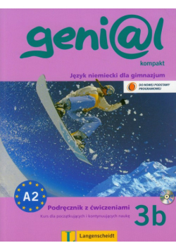 Genial 3B: Kompakt podręcznik z ćwiczeniami z płytą CD dla początkujących i kontynuujących naukę