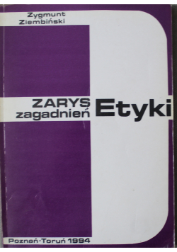 Zarys zagadnień etyki
