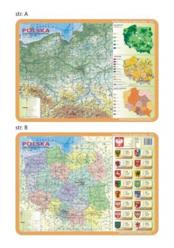 Podkładka edu. 062 - Polska mapy