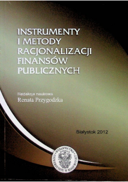 Instrumenty I Metody Racjonalizacji Finansów Publicznych