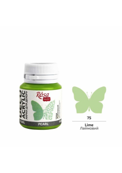 Farba akrylowa perłowa lime 75 20ml