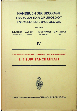Encyclopedia of urology tom 4 L Insuffisance renale