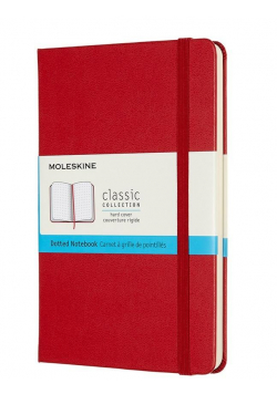 Notes Classic 11,5x18 tw. kropki scarlet red