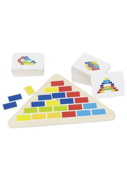 Puzzle Segmentowy trójkąt 20 elementów